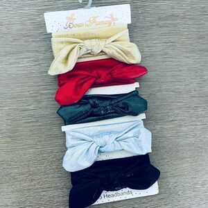 5-pc Baby Headbands Christmas Holiday Gift Set